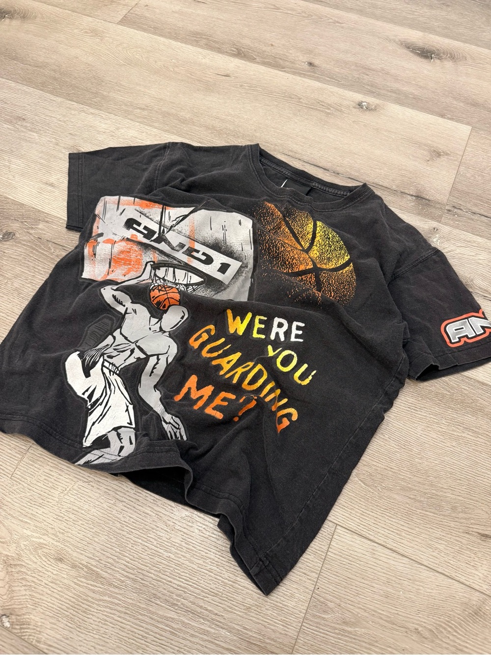 AND1 Men's Medium Basketball Trash Talk Graphic T-Shirt , Y2K Vintage